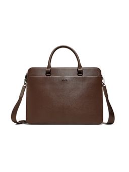 Aldo - Brown Synthetic Solid Laptop Bag with Detachable Strap