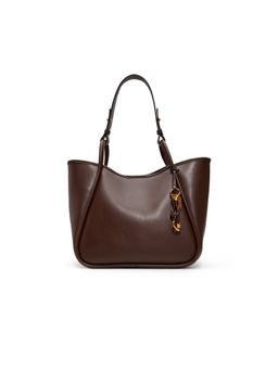 Aldo - Brown Synthetic Solid Handbag with Pouch