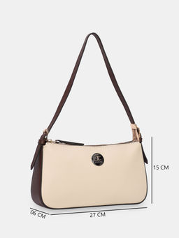 ESBEDA - Beige Pu Solid Handbag