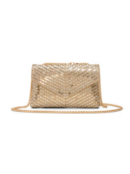Aldo - Gold Synthetic Textured Slingbag