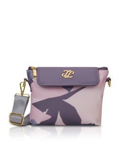 Lavie Signature - Purple Synthetic Leather Printed Slingbag