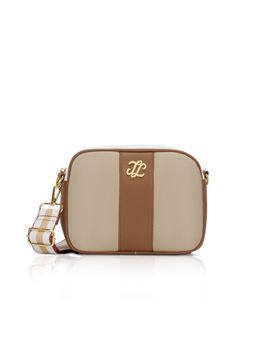 Lavie Signature - Brown Synthetic Leather Colorblock Slingbag