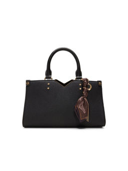 Aldo - Black Synthetic Solid Handbag with Detachable Strap