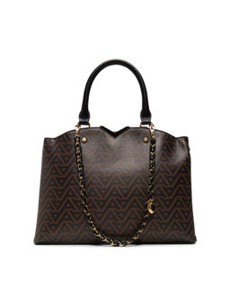 Aldo - Brown Synthetic Printed Handbag with Detachable Strap