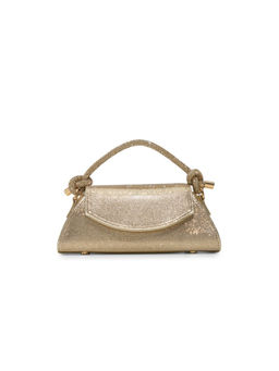 Call It Spring - Gold Synthetic Embellished Handbag