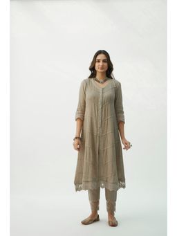 Roze - Mahjabeen Light Taupe Kurta