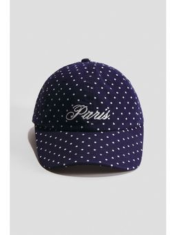 H&M - Girls Blue Tie-Back Twill Cap
