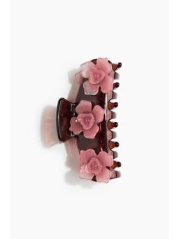H&M - Women Purple Flower-Detail Hair Claw