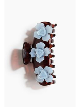 H&M - Women Purple Flower-Detail Hair Claw