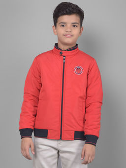CRIMSOUNE CLUB - Boys Red Reversible Bomber Jacket