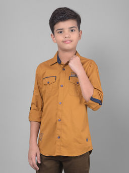 CRIMSOUNE CLUB - Boys Mustard Shirt