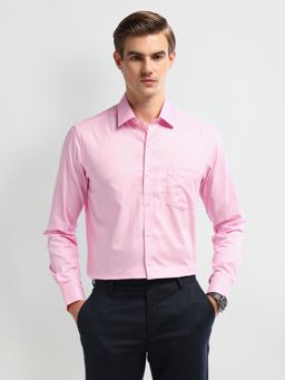 Arrow Sports - Pink Full Sleeve Solid Polo Shirt