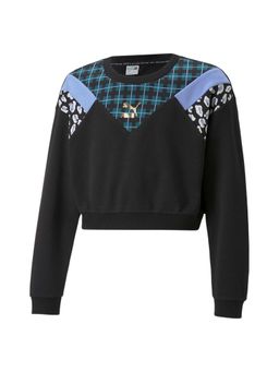 Puma - Classics 90's Prep Girls Black Sweatshirts