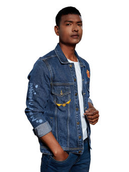 The Souled Store - Official Harry Potter Mischief Managed Denim Jacket For Mens