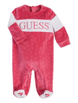 Guess - Red Color Unisex Bodysuit