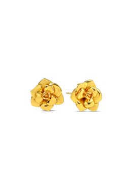ARVINO - Pink Rose Bloom Studs Earrings