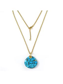 Arvino - Turquoise Medallion Necklace