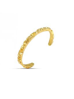 Arvino - Gold Weathered Sand Bangle