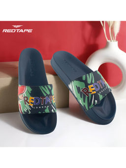 Red Tape - Womens EVA Embossed Sliders Multi-Color