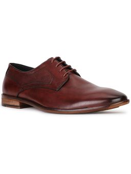Hush Puppies - Solid Brown Formal Derby Shoes