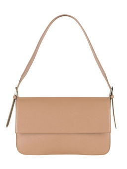 The House Of Ganges - Sandra Vegan Leather Handbag Nude
