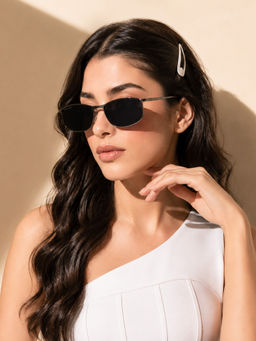 ROYAL SON - Black Polarized Sports Sunglasses