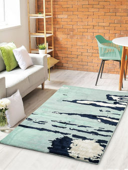 Saral Home - Multi-Color Microfiber Carpet -120x180 cm