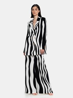 CILVR - Women's Fluid Stripes Oversized Co-Ord (Set of 2)