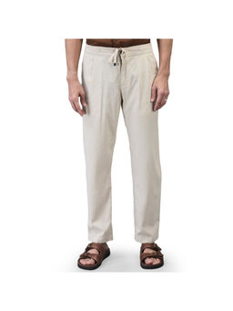 WOODLAND - White Casual Trousers