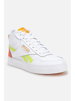 Reebok - Womens Court Advance Sneakers White & Yellow