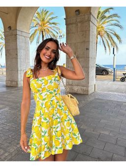 Loveable Creations By Muskan - Summer Lemonde Mini Dress
