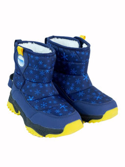 Little Surprise Box - Blue Snowflake Waterproof Winter Snow Boots