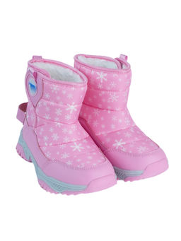 Little Surprise Box - Pink Snowflake Waterproof Winter Snow Boots