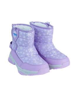 Little Surprise Box - Purple Snowflake Waterproof Winter Snow Boots