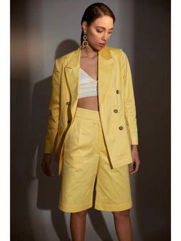BETRUE - Canary Blazer And Shorts (Set of 2)