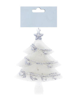 Itsy Bitsy - 1Decoration Hanging Christmas Tree Silver