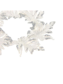 Itsy Bitsy - Christmas Decoration Hanging Leaf Silver