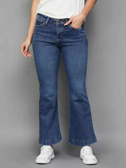 Xpose - Women Blue Comfort Flared High-Rise Stretchable Jeans