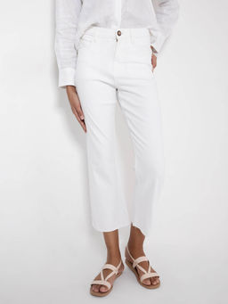 RAREISM - Winona White Cropped Jeans