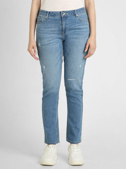 Lee - Women Blue Regular Tapered Fit Jeans