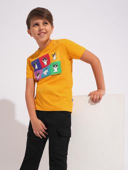 Jack & Jones Junior - Boys Graphic Print Regular Fit T-Shirt