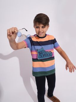 Jack & Jones Junior - Boys Stripes Regular Fit T-Shirt