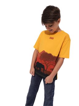 Jack & Jones Junior - Boys Printed Oversized T-Shirt