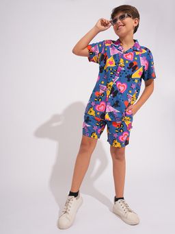 Jack & Jones Junior - Boys Graphic Print Regular Fit Shorts