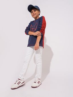 Jack & Jones Junior - Boys Solid Straight Fit Jeans