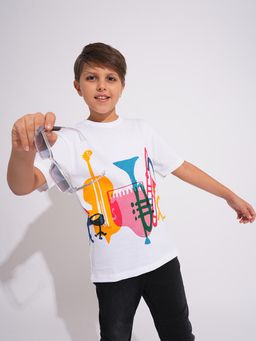 Jack & Jones Junior - Boys Printed Print Oversized T-Shirt