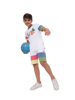 Jack & Jones Junior - Boys Typography Regular Fit T-Shirt