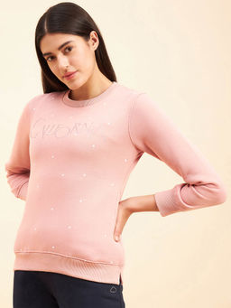 Sweet Dreams - Women Polka Print Sweatshirt