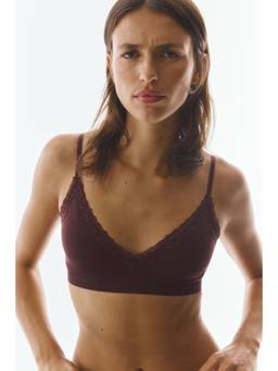 H&M - Women Brown Seamless Padded soft bra