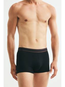 H&M - Men Black 3-Pack Short Trunks With Lycraa